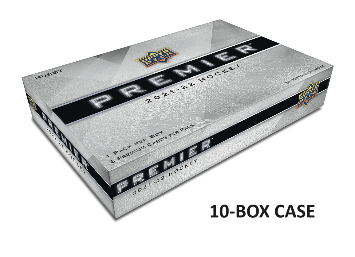 2021-22 Upper Deck Premier Hockey Hobby 10-Box CASE